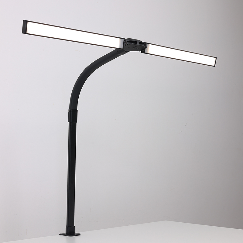 Led Metal Desk Lamp Embroidery Beauty Work Lighting Office Business Smart Light Sensor Reading Eye Protection Clip Desk Lamp