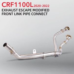 Pot d'échappement de <span class=keywords><strong>moto</strong></span> en acier inoxydable, tuyau de liaison avant-milieu 51 mm, interface d'origine, tout-terrain, pour CRF1100L CRF1100 Africa Twin - Product Image 2