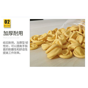 Fundas Protectoras Desechables de Látex para Dedos, Antiestáticas, Antipolvo, Antideslizantes, Resistentes al Desgaste, Color Beige, Talla Única, para Fábricas de Electrónica - Product Image 1