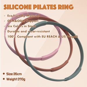 Anillo de Pilates de Silicona de 35 cm, Ecológico, Duradero, Accesorio de Ejercicio y Fitness para el Hogar - Product Image 4