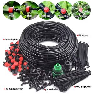 Kit d'irrigation goutte à goutte avec tuyau de 1/2 pouce et goutteur à 8 trous, système d'arrosage automatique pour jardin - Product Image 1