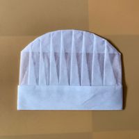 Ensemble de tablier et chapeau de chef en non-tissé jetables en gros