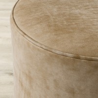 Pouf de salon, table d'appoint flexible, meubles modernes, tabourets en cuir, ottomanes pour le bout du canapé