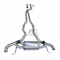 Échappement Catback Valvetronic pour BMW X3 X4 G01 G02 M40i 2020-2024 B58, système d'échappement avec silencieux et embouts en carbone quadruples