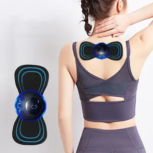 Electronic Cervical Back Muscle Pain Relief Tool Shoulder Leg Body Massage Mini Portable Electric TENS EMS Pulse Neck Massager