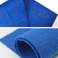 Tissu non tissé aiguilleté coloré de 1 à 5 mm, idéal pour la décoration intérieure DIY ; personnalisation disponible.