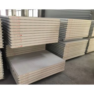 Panneau sandwich en acier coloré <span class=keywords><strong>isolant</strong></span> 50 mm 75 mm 100 mm 150 mm, polyuréthane PU, <span class=keywords><strong>résistant</strong></span> au feu, <span class=keywords><strong>résistant</strong></span> <span class=keywords><strong>à</strong></span> <span class=keywords><strong>l</strong></span>'<span class=keywords><strong>eau</strong></span>, entrepôt frigorifique - Product Image 1
