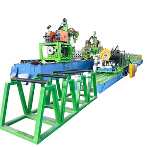 เครื่องขึ้นรูปคานเหล็กทรง P อัตโนมัติ ขนาด 100x50 พร้อมสายการผลิตโครงเหล็กและคานพาร์ลิน - Product Image 1