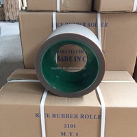 Rouleaux en caoutchouc pour riz brun 10 pouces * 10 pouces sur tambour en fonte pour machine à décortiquer le riz
