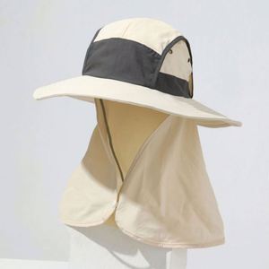 Chapeaux de pêche à large bord pour l'extérieur, protection solaire, protection du cou, chapeaux de safari et de jungle avec cordon - Product Image 6