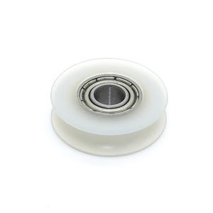 Manufacturer Supplies 684ZZ Bearing-Coated Plastic U-Shaped <b>Guide</b> Rail Wheels 4*15.7*4.5mm <b>Rope</b> Pulleys - Product Image 5