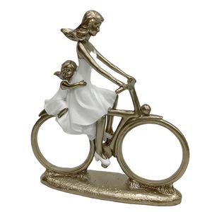 Tema di coppia ricordo di famiglia personalizzato in resina con espressione emotiva - Product Image 1