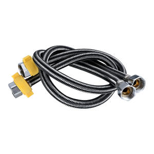 สายยางถักแบบยืดหยุ่น Morning Dew ขนาด 1/2 นิ้ว สายเหล็กเสริมแรง ปลายสองด้าน สำหรับงานประปา - Product Image 1