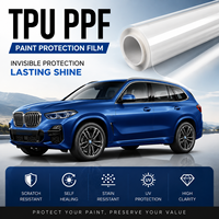 Film de protection de peinture PPF en TPU transparent auto-réparant, hydrophobe et anti-jaunissement, fabriqué en Chine, pour les distributeurs automobiles mondiaux