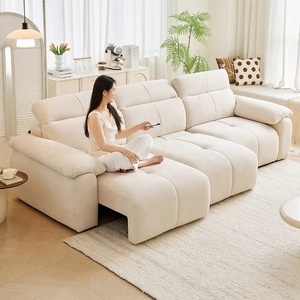 Canapé-lit électrique personnalisé Dingli, une place, moderne et minimaliste, pliable, sans encadrement mural, fonctionnel, pour salon, style cube de sucre - Product Image 1