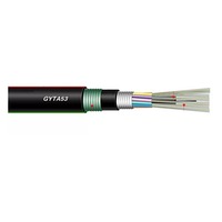 Kabel Optik Berlapis Baja YOFC GYTA/GYTS Outdoor Single-mode 4/6/8/12/16/24/48 Core ADSS Fiber Optic Cable