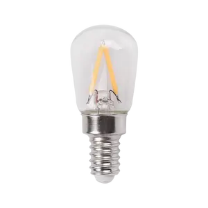 Wholesale Supplier Small Bulb 1W 2W 4W T22 T25 ST26 Clear E12 E14 Dimmable LED Filament Refrigerator Light Bulb for Fridge