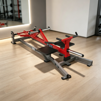 XINRUI Appareil Commercial de Musculation Abdominale à Charge Libre, Réglable et Durable, en Acier, pour Salle de Sport