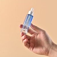 Botol Kaca Pipet Tetes Kotak 5ml 10ml 15ml 1oz untuk Kemasan Minyak Esensial Kosmetik, Warna Kustom Grosir dengan Sablon OEM
