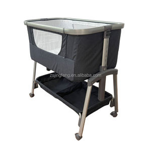 Joli 3 en 1 nouveau-né berceau réglable Portable à côté <span class=keywords><strong>de</strong></span> moi <span class=keywords><strong>lit</strong></span> bébé en bois comme cadre luxe bébé berceau chevet dormeur - Product Image 5