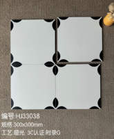 Carreaux de sol et de mur en céramique modernes, motifs et couleurs variés, finition mate antidérapante pour appartement, salle de bain, salle à manger, villa