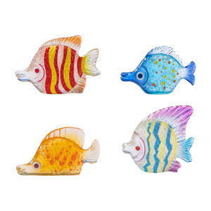 ตุ๊กตาปลาเรซิ่นขนาดเล็กเรืองแสงในที่มืด ของตกแต่งสวน ตู้ปลา บ้านตุ๊กตา งานฝีมือ ของประดับตกแต่ง - Product Image 5