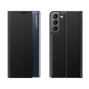 Offre Spéciale Pliable Stand <span class=keywords><strong>Clear</strong></span> <span class=keywords><strong>View</strong></span> Flip Couverture En Cuir Pour Samsung Galaxy <span class=keywords><strong>S22</strong></span> SANS FIL Chargeur Téléphone Cas - Product Image 4
