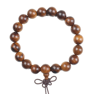 Indonesian Rosewood <b>Bracelet</b> 10mm Single Strand Wooden <b>Beads</b> Unisex Jewelry Everyday Wear - Product Image 5