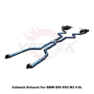 Vortex Titanium Alloy Performance <b>Exhaust</b> System for BMW E90 E92 M3 4.0L Valved Sound Drone Free - Product Image 4
