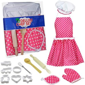 おもしろい子供用13点フルセット梱包 室内キッズプレイセットおもちゃ キッズキッチンセット 料理とベーキングおもちゃ - Product Image 1