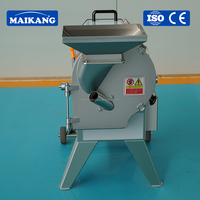 Robuuste machine voor het snijden, in blokjes zagen, in plakjes zagen en raspen van wortelgroenten van roestvrij staal, geschikt voor pompoen, wortel, aardappel en lotuswortel.