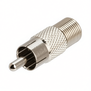 Adaptador RCA Macho a Hembra con Aislamiento de Teflón, Conector de Audio y Video - Product Image 1