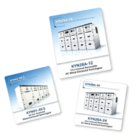 Appareillage de commutation blindé amovible AC KYN28A-12 haute tension en métal pour centrales électriques, distribution d'énergie industrielle et minière
