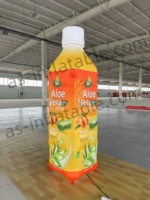 Bouteille de boisson gonflable géante personnalisée - Modèle publicitaire gonflable en PVC imperméable pour salon professionnel