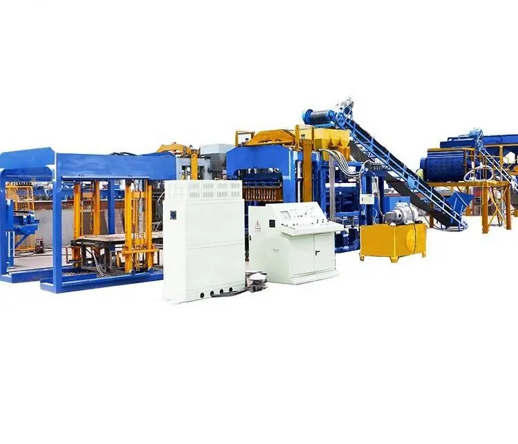 QT10-15 Automatische Plastic Baksteenmachines Betonblokmachine Voor Het Maken Van Bakstenen Machines Beton