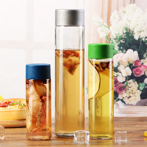 ขวดน้ำแร่แก้วใส250ml500ml ขวดน้ำดื่มแนวสปอร์ตฝาพลาสติก - Product Image 2