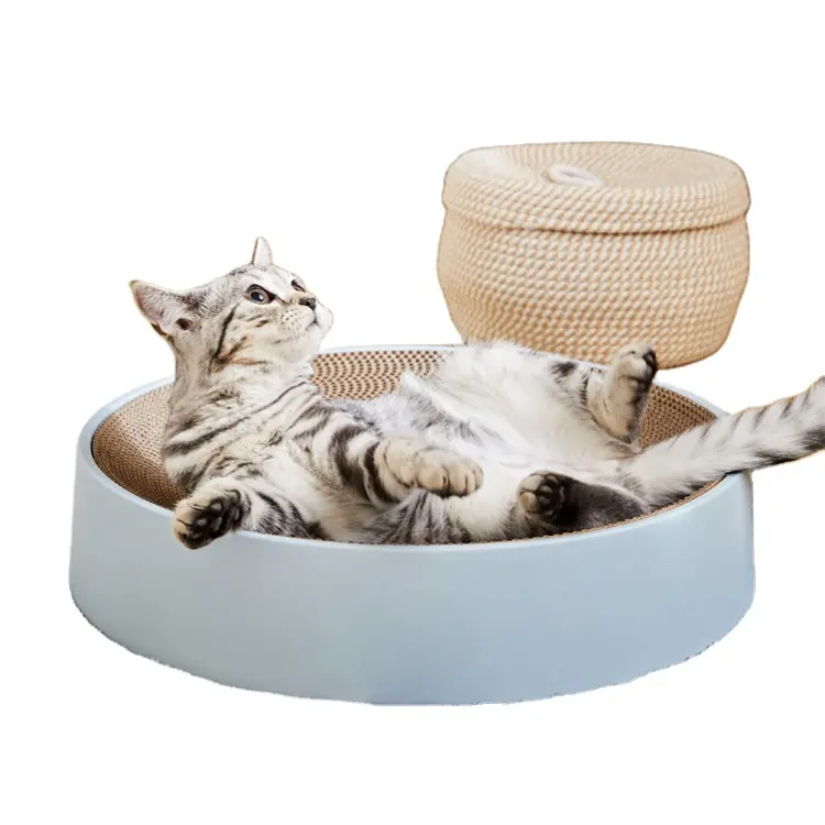 Katten Accessoires Kartonnen Golfplaten Scratcher Cattery Bruine Kat Krasplank Kat Scratcher