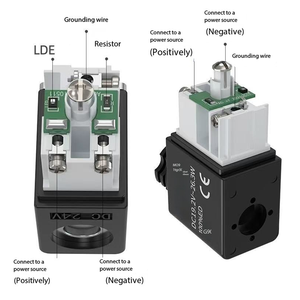 Vanne solénoïde pneumatique SOVE Bobine 2V025-08-Laiton Vanne à 2 positions et 2 voies Plaque de vanne pour systèmes de contrôle industriels - Product Image 3