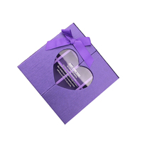 Boîte d'emballage de chocolat de luxe personnalisée à ouverture centrale, boîte cadeau rigide magnétique avec insert