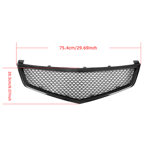 Sợi Carbon nhìn ABS front bumper lưới tản nhiệt nướng phù hợp cho Acura TSX 2006-2008 2007 - Product Image 2