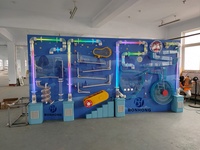 Bonhong usine, prix Direct, ballon interactif, jeu mural, Tubes de balles sous vide, équipement de terrain de jeu intérieur avec piscine à balles
