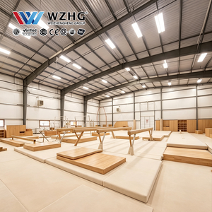 Installation d'entraînement de gymnastique préfabriquée en acier pour clubs sportifs et programmes d'entraînement sportif en salle dédiés - Product Image 1