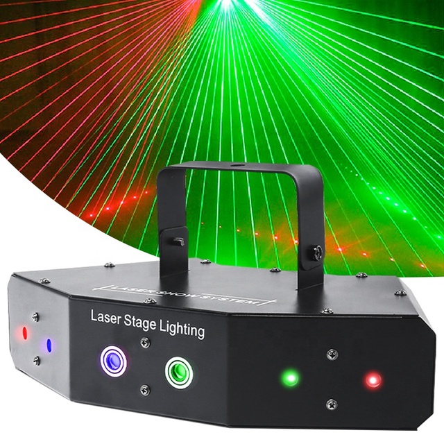 New Popular Laser Beam Light Projector Indoor Nightclub bar Party Decoration DMX Control RGB 6 Eyes Dj Laser Light Show
