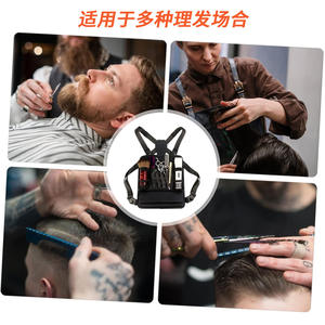 Bolsa de Pecho con Correa, Bolsa de Herramientas Multifuncional, Bolsa para Tijeras y Peines de Estilista, Bolsa de Almacenamiento para Cortadora Eléctrica de Peluquería, Bolsa de Barbero - Product Image 4