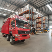Camionnette lourde diesel HOWO 6x4 personnalisable avec benne à ridelles, boîte de vitesses FAST et caméra de recul pour le transport de marchandises commerciales