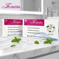 Protège-slip sans ailettes en coton biologique Zimeishu avec ions d'argent, contrôle des odeurs, santé gynécologique, certifié ISO-TUV, absorption modérée