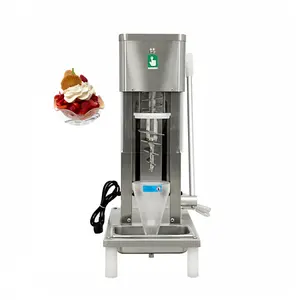 Satılık ticari yumuşak hizmet dondurma makineleri girdap dondurma yoğurt dondurma makinesi