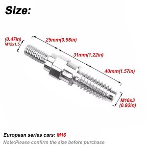 Crochet de remorquage universel avant et arrière pour voitures européennes M16, voitures japonaises M18, plusieurs couleurs - Product Image 3