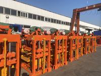 Machine à blocs durable QTJ4-40, machine à briques en ciment semi-automatique avec certificat CE ISO, équipement d'usine de briques de haute qualité