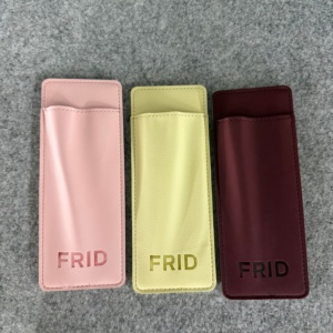 Estuche para Delineadores de Labios Rosa, Bolsa Porta Delineadores con Espejo, Estuche Cosmético para Lápiz de Cejas y Labios con Espejo - Product Image 4